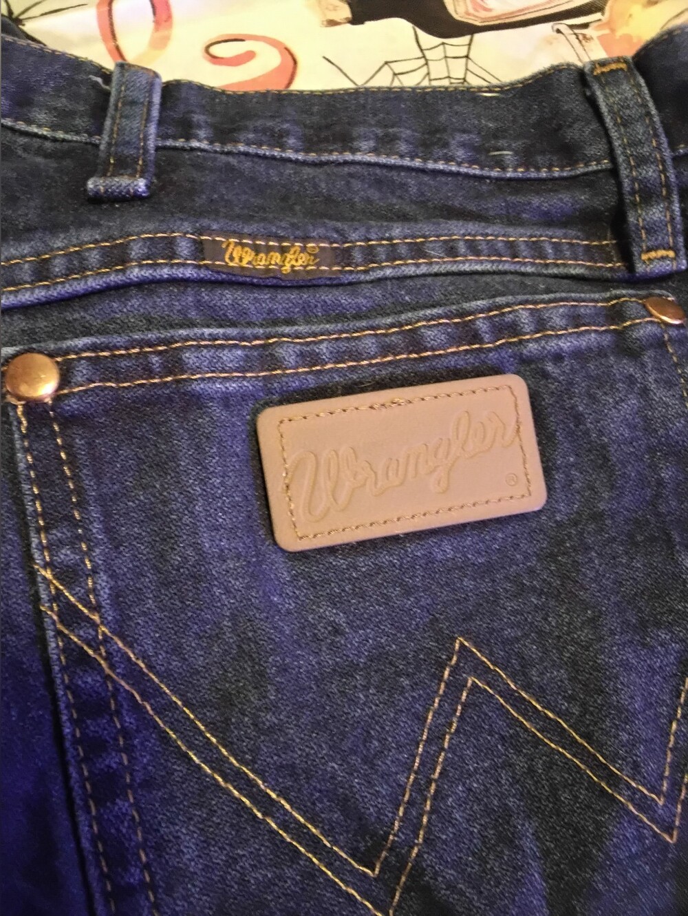 Wrangler Men’s size 42W 30L boot cut classic jeans 100% cotton